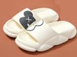 画像4:  Unisex  Half Color BE@RBRICK x kaws Flat Sandals slippers Sneakers  男女兼用ハーフカラーベアブリック×カウズkawsサンダルシャワーサンダル ビーチサンダル シューズ (4)