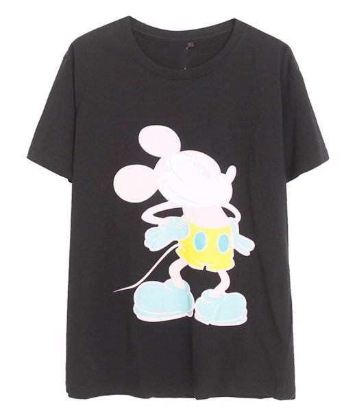 画像1: fantasy mickey mouse Short Sleeve T-shirt   ファンタジーミッキーマウス　ミッキープリント 半袖Tシャツ (1)