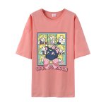 画像2: Sailor Moon Short Sleeve T-shirt    セーラームーン&ルナオーバーサイズプリント 半袖Tシャツ (2)