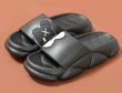 画像2:  Unisex  Half Color BE@RBRICK x kaws Flat Sandals slippers Sneakers  男女兼用ハーフカラーベアブリック×カウズkawsサンダルシャワーサンダル ビーチサンダル シューズ (2)