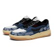 画像4: Denim paisley bandana pattern lace-up sneakers　 男女兼用 ユニセックスデニムペイズリーバンダナ柄レースアップスニーカー (4)