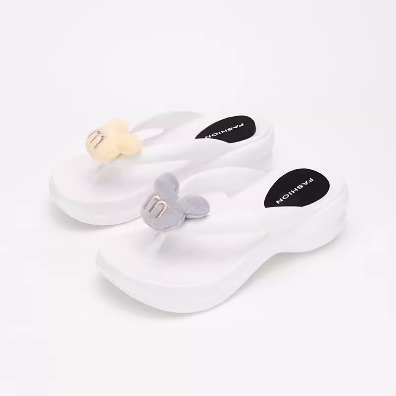 画像3: Mickey Mouse Thong Platform Sandals slippers 　ミッキーマウスミッキー付きトングサンダル スリッパフリップフロップビーチサンダル (3)