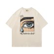 画像4: Kanye eyes tears printed letter Short Sleeve T-shirt   　ユニセックス男女兼用tearsティアーズ &アイプリント 半袖Tシャツ (4)