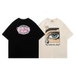 画像3: Kanye eyes tears printed letter Short Sleeve T-shirt   　ユニセックス男女兼用tearsティアーズ &アイプリント 半袖Tシャツ (3)