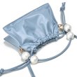 画像7: handle with pearl leather tote shoulder bag　パールハンドルトートショルダーレザーミニバッグ (7)