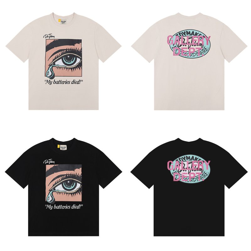 画像2: Kanye eyes tears printed letter Short Sleeve T-shirt    ユニセックス男女兼用tearsティアーズ &アイプリント 半袖Tシャツ (2)