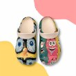 画像5:  Unisex spongebob asymmetrical color Sandals slippers Sneakers  男女兼用スポンジボブ左右非対称カラーサンダルシャワーサンダル ビーチサンダル スニーカーシューズ (5)