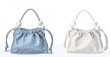 画像3: handle with pearl leather tote shoulder bag　パールハンドルトートショルダーレザーミニバッグ (3)