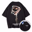 画像2: Dangerous people spongebob x kaws printed  Short Sleeve T-shirt   　ユニセックス男女兼用スポンジボブ×カウズプリント 半袖Tシャツ (2)