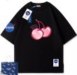 画像5: Cherry x NASA printed  Short Sleeve T-shirt   　ユニセックス男女兼用チェリー×ナサNASAプリント 半袖Tシャツ (5)