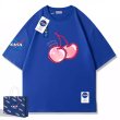 画像3: Cherry x NASA printed  Short Sleeve T-shirt   　ユニセックス男女兼用チェリー×ナサNASAプリント 半袖Tシャツ (3)