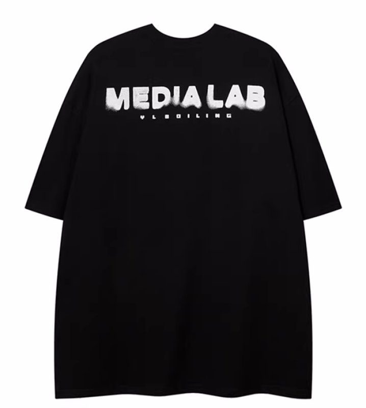 画像4: MEDIALAB Rabbit PrintShort Sleeve T-shirt    ユニセックス男女兼用MEDIALABラビットプリントプリント 半袖Tシャツ (4)