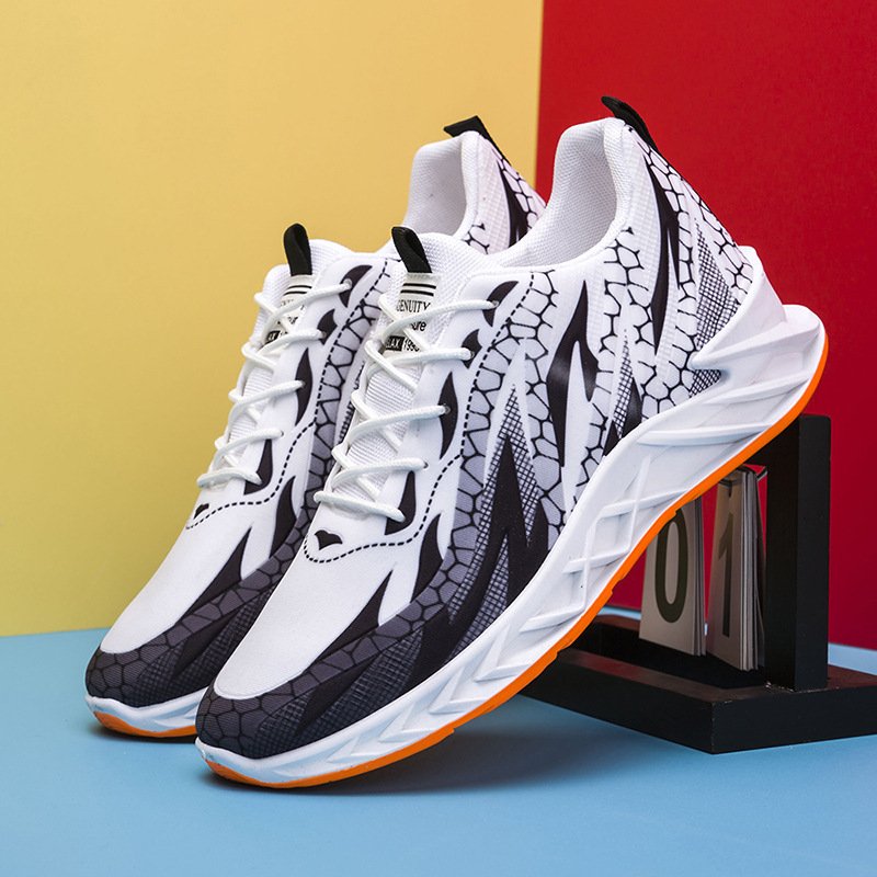 画像8: colorful color lace-up sneakers shoes  男女兼用 ユニセックスカラフルカラーレースアップスニーカー (8)