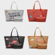 画像6: graffiti painting elements Cartoon shopping shoulder portable Tote Bag  shoulder bag  ユニセックス男女兼用ペイントペイントトートショルダーショッピングバッグ  トート バッグ　 (6)
