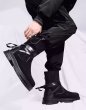 画像4: Men's men's straps British style Chelsea leather boots　ユニセックス男女兼用レザーストラップブリティッシュマーティンハイカットブーツ (4)