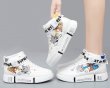 画像6: tom and jerry high cut leather lace-up sneakers shoes　 男女兼用 ユニセックストム＆ジェリートムとジェリーハイカットレザーレースアップスニーカー (6)