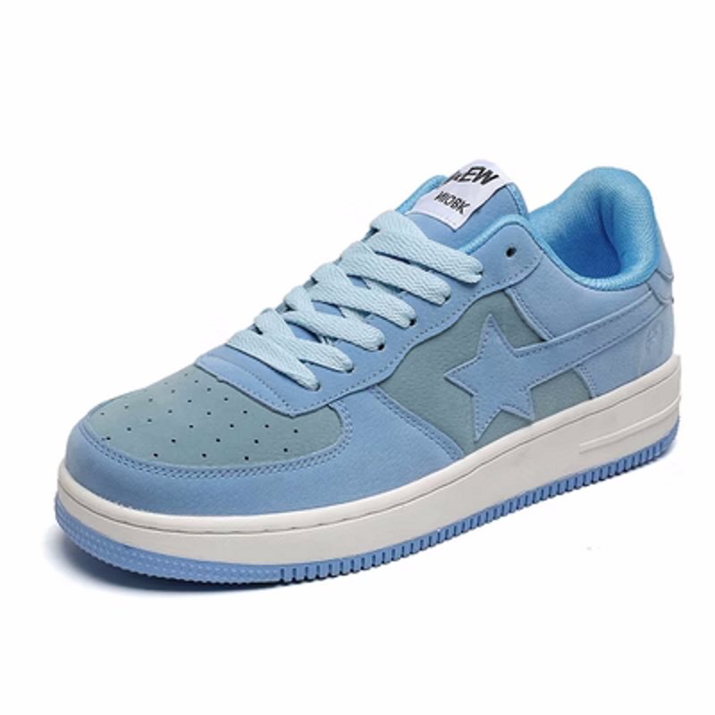 star leather suede lace-up sneakers shoes 男女兼用 ユニ
