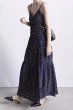 画像1:  dot camisole maxi long dress 　 ドットキャミソールマキシロングミディ  ドレス ワンピース  (1)