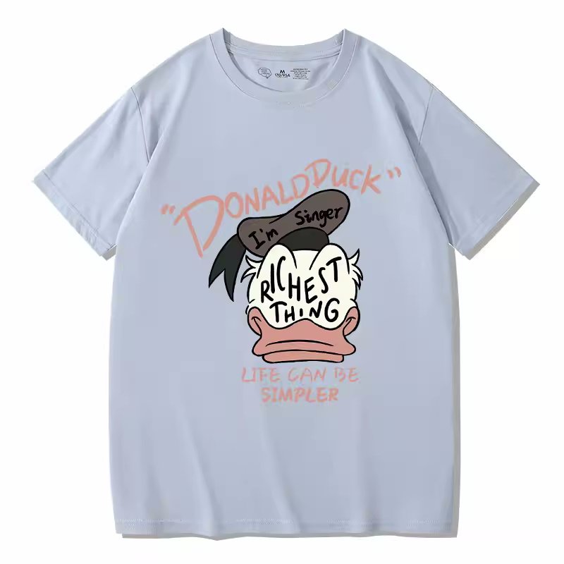 画像11: Donald Duck×richest thing Short Sleeve T-shirt    ユニセックス男女兼用ドナルドダック×richest thingプリント 半袖Tシャツ (11)