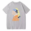 画像5: vermeer pearl earrings graphic Short Sleeve T-shirt   　ユニセックス男女兼用フェルメール 真珠の耳飾り×グラフィックプリント 半袖Tシャツ (5)