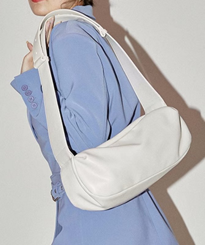 画像12: Square leather shoulder tote body bag  ユニセックス男女兼用スクエアレザーショルダートートボディーバッグ (12)