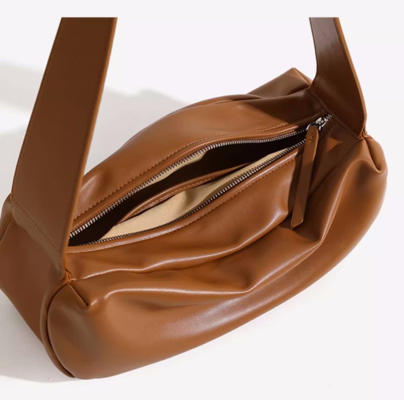 画像8: Square leather shoulder tote body bag  ユニセックス男女兼用スクエアレザーショルダートートボディーバッグ (8)