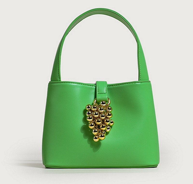 画像3: grape point hardware UNDERARM TOTE SHOULDER BAG ユニセックス男女兼用グレープブドウ金具ポイントレザーアンダーアームショルダートートバッグ (3)