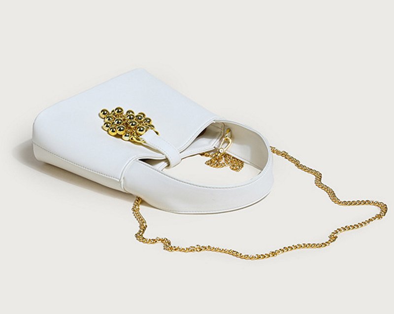 画像9: grape point hardware UNDERARM TOTE SHOULDER BAG ユニセックス男女兼用グレープブドウ金具ポイントレザーアンダーアームショルダートートバッグ (9)