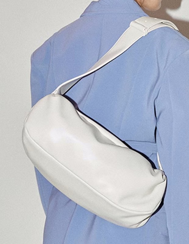 画像2: Square leather shoulder tote body bag  ユニセックス男女兼用スクエアレザーショルダートートボディーバッグ (2)