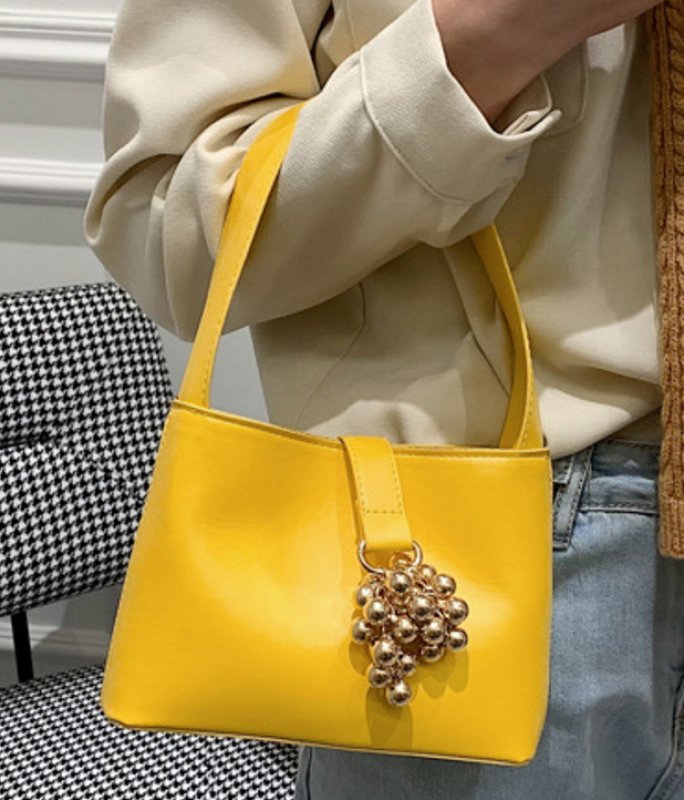 画像8: grape point hardware UNDERARM TOTE SHOULDER BAG ユニセックス男女兼用グレープブドウ金具ポイントレザーアンダーアームショルダートートバッグ (8)