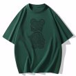 画像11: alphabet logo bear Short Sleeve T-shirt   　ユニセックス男女兼用アルファベットロゴベアプリント 半袖Tシャツ (11)