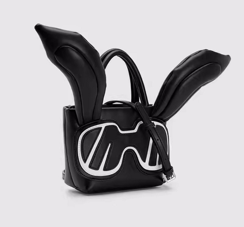 画像2: leather sunglasses rabbit tote shoulder bag ユニセックス男女兼用サングラスラビットレザートートショルダーバッグ (2)