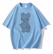画像6: alphabet logo bear Short Sleeve T-shirt   　ユニセックス男女兼用アルファベットロゴベアプリント 半袖Tシャツ (6)