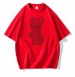 画像9: alphabet logo bear Short Sleeve T-shirt   　ユニセックス男女兼用アルファベットロゴベアプリント 半袖Tシャツ (9)