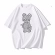 画像2: alphabet logo bear Short Sleeve T-shirt   　ユニセックス男女兼用アルファベットロゴベアプリント 半袖Tシャツ (2)