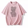 画像10: alphabet logo bear Short Sleeve T-shirt   　ユニセックス男女兼用アルファベットロゴベアプリント 半袖Tシャツ (10)