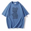 画像5: alphabet logo bear Short Sleeve T-shirt   　ユニセックス男女兼用アルファベットロゴベアプリント 半袖Tシャツ (5)