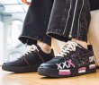 画像3: paint stars & crosses Leather Lace-Up Sneakers shoes　 男女兼用 ユニセックスペイント星スター＆クロスレザーレースアップスニーカー (3)