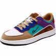 画像3: Colorful Color & White Leather Lace-Up Sneakers shoes　 男女兼用 ユニセックスカラフルカラー＆ホワイトレザーレースアップスニーカー (3)