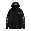 画像2: Unisex NASA Emblem Hoodie Sweat ユニセックス 男女兼用ナサNASAエンブレムフーディスウェット パーカートレーナー  (2)