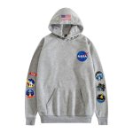 画像3: Unisex NASA Emblem Hoodie Sweat ユニセックス 男女兼用ナサNASAエンブレムフーディスウェット パーカートレーナー  (3)