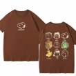 画像9:  Snoopy & PEANUTS FriendsShort Sleeve T-shirt   　即納ユニセックス男女兼用スヌーピー＆ピーナッツフレンズ 半袖Tシャツ (9)