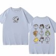 画像6:  Snoopy & PEANUTS FriendsShort Sleeve T-shirt   　ユニセックス男女兼用スヌーピー＆ピーナッツフレンズ 半袖Tシャツ (6)
