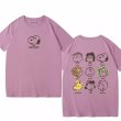 画像11:  Snoopy & PEANUTS FriendsShort Sleeve T-shirt   　即納ユニセックス男女兼用スヌーピー＆ピーナッツフレンズ 半袖Tシャツ (11)