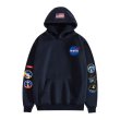 画像4: Unisex NASA Emblem Hoodie Sweat ユニセックス 男女兼用ナサNASAエンブレムフーディスウェット パーカートレーナー  (4)