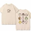 画像2:  Snoopy & PEANUTS FriendsShort Sleeve T-shirt   　即納ユニセックス男女兼用スヌーピー＆ピーナッツフレンズ 半袖Tシャツ (2)