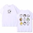 画像3:  Snoopy & PEANUTS FriendsShort Sleeve T-shirt   　即納ユニセックス男女兼用スヌーピー＆ピーナッツフレンズ 半袖Tシャツ (3)