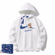 画像2: dangerous broken swoosh tom and jerry tom and jerry Print hoody sweatshirt　ユニセックス男女兼用 デンジャラスブロークンスウォッシュ トム＆ジェリートムとジェリーフーディパーカースエットトレーナー  (2)