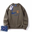 画像4: dangerous broken swoosh tom and jerry tom and jerry Print pullover sweatshirt　ユニセックス男女兼用 デンジャラスブロークンスウォッシュ トム＆ジェリートムとジェリープルオーバ　スエットトレーナー  (4)