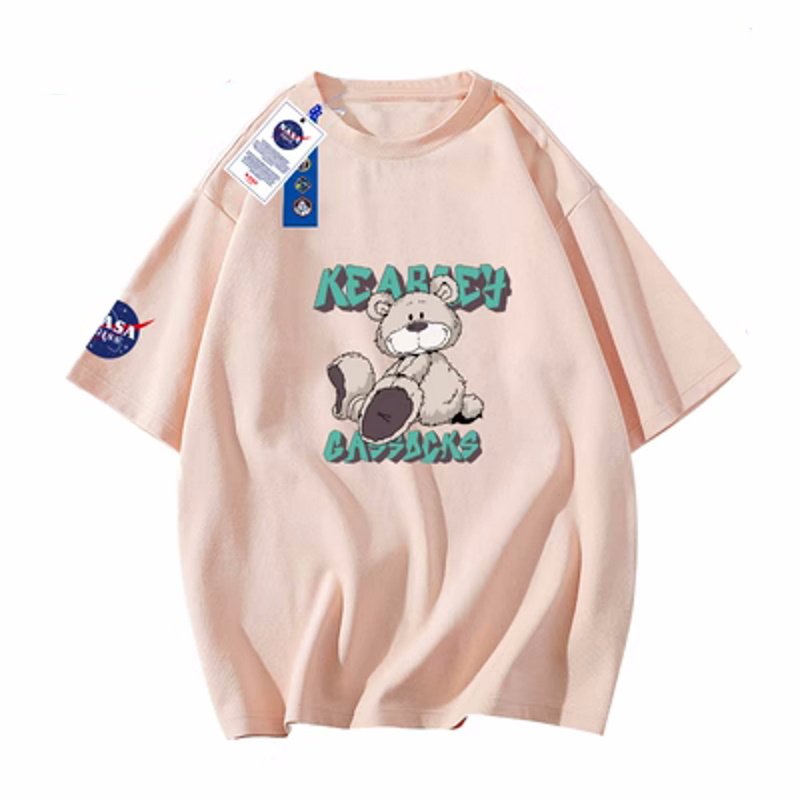画像2: NASA x Relax Bear Short Sleeve T-shirt   　ユニセックス男女兼用 ナサNASA×リラックスベア半袖Tシャツ (2)